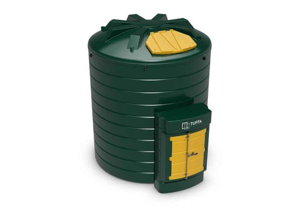 Tuffa 15000 Litre Circular Waste Oil Tank - Plastic Bunded