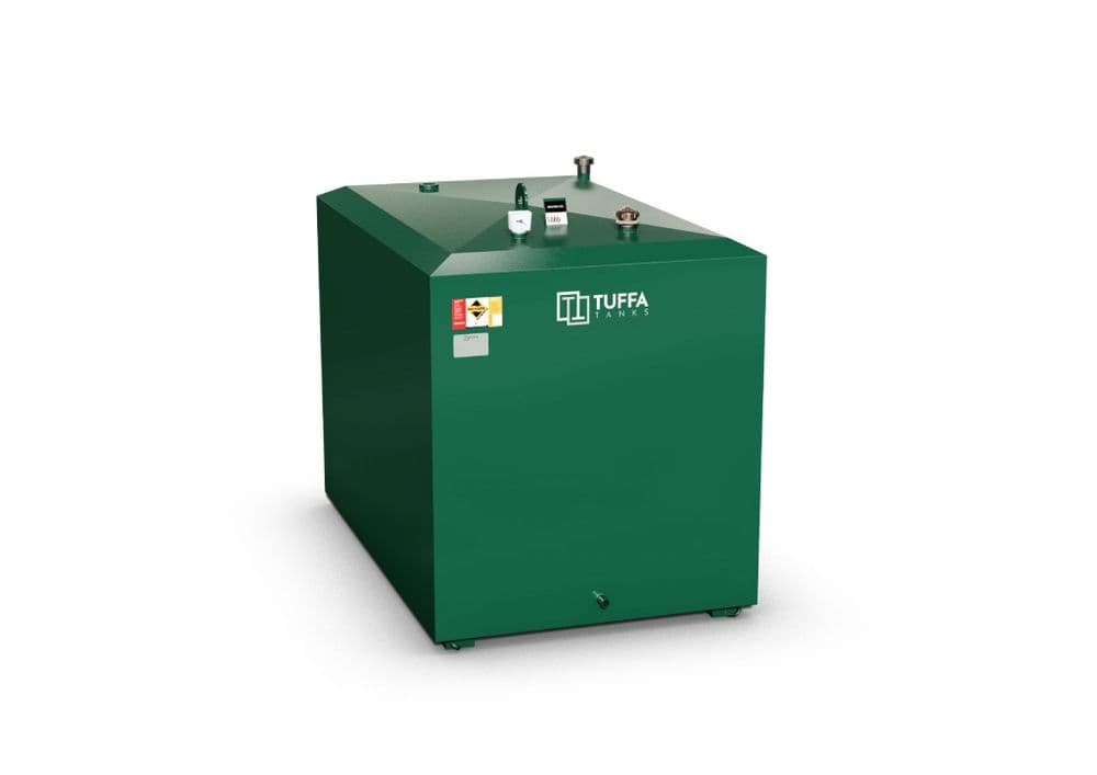 Tuffa 1750 Litre Steel Oil Tank - Steel Bunded