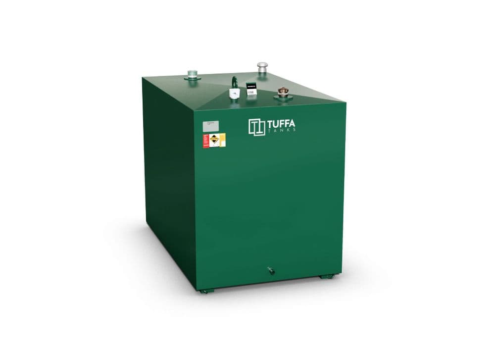 Tuffa 1800 Litre Steel Bunded Oil Tank - Fire Protected