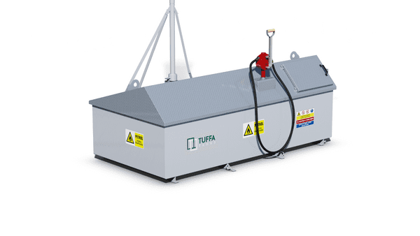 Tuffa 1850 Litre Petrol Tank - Fuel Station Fire Protected