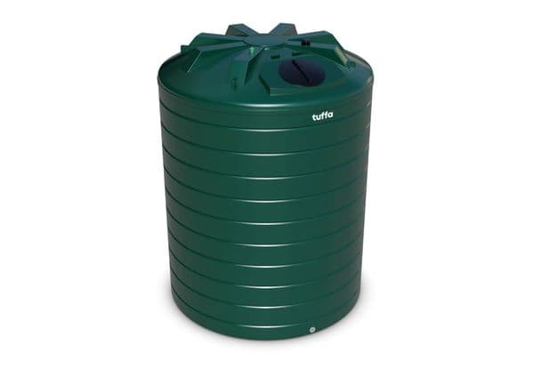 Tuffa 20000 Litre Circular Plastic Heating Oil Tank - Single Skin