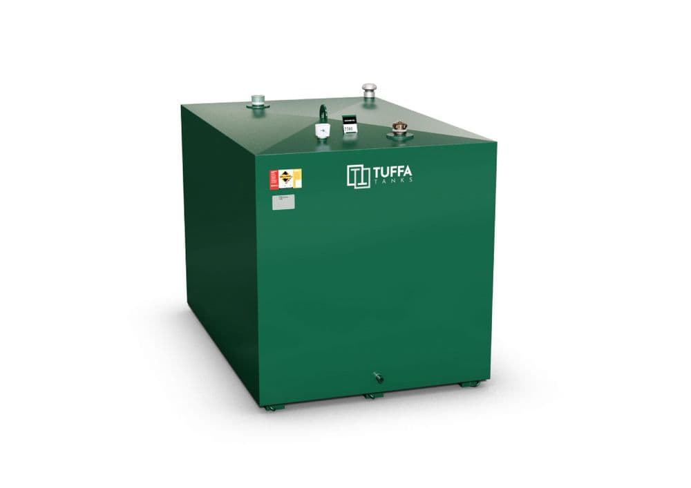 Tuffa 2300 Litre Steel Bunded Oil Tank - Fire Protected