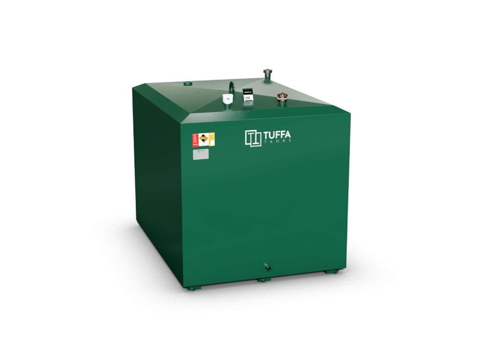 Tuffa 2300 Litre Steel Oil Tank - Steel Bunded