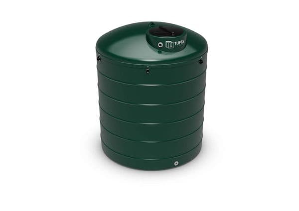 Tuffa 3500 Litre Circular Heating Oil Tank - Plastic Bunded
