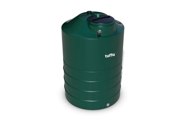 Tuffa 3500 Litre Circular Plastic Heating Oil Tank - Single Skin