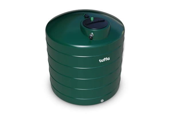 Tuffa 6000 Litre Circular Plastic Heating Oil Tank - Single Skin