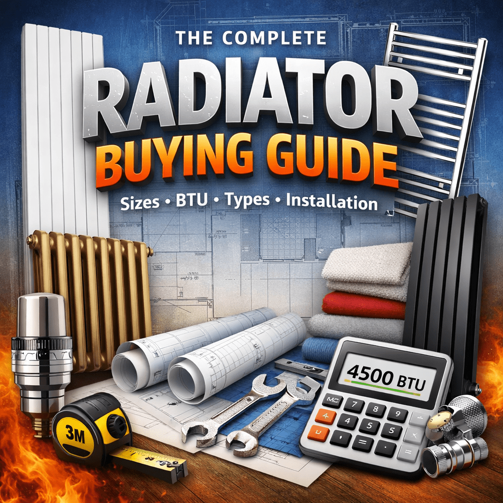 The Complete Radiator Buying Guide (2026): Sizes, BTU, Types & Installation Explained