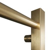 Scudo Vibe Towel Radiator 500 x 1200 Brushed Brass Finish