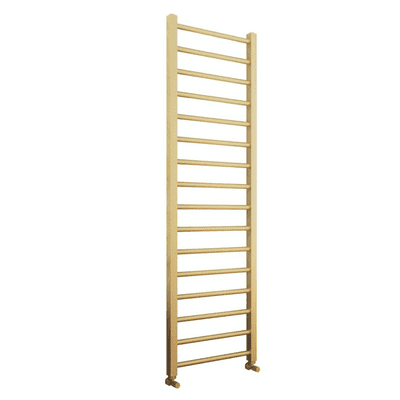 Scudo Vibe Towel Radiator 500 x 1600 Brushed Brass Finish