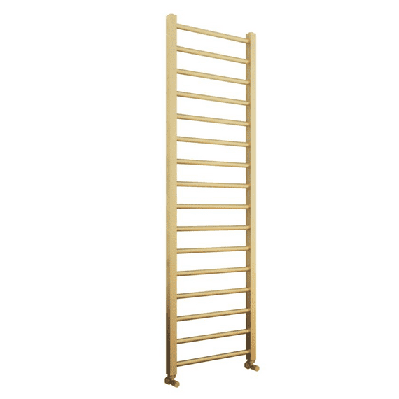Scudo Vibe Towel Radiator 500 x 1600 Brushed Brass Finish