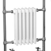 Traditional Victorian Heated Towel Rail Radiator 952 x 568mm