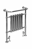 Traditional Victorian Heated Towel Rail Radiator  Chrome 952 x 659mm
