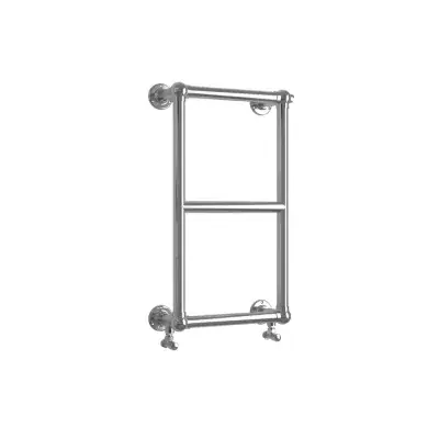 Victorian 3 Bar Heated Towel Rail Radiator Chrome 700 x 400mm