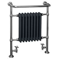 Victorian Anthracite Traditional Heated Towel Radiator 952mm x 659mm