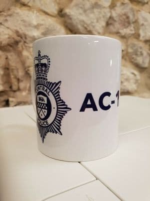 AC 12 Central Police Cup Mug can be personalised Line of Duty