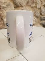 Alexander Dennis bus Cup Mug British Manufacturer old and current logos coaches
