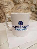 Alexander Dennis bus Cup Mug British Manufacturer Scotland Wright MCW