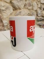 Aprilia Italian Motorcycle manufacturers Cup Mug Aprilia motor racing italia