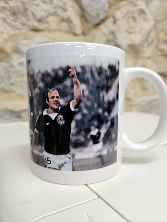 Archie Gemmill Scotland cup mug World Cup 1978 football tournament legend