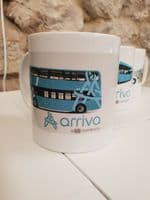 Arriva Double Deck Bus Cup Mug driver buses gift