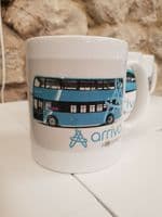 Arriva Double Deck Bus Cup Mug driver buses gift
