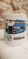 Arriva Leyland Olympian Bus Cup Mug old perfect for driver buses enthusiast