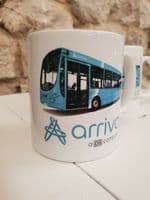 Arriva Single Deck Bus Cup Mug driver buses enthusiast gift