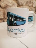 Arriva Single Deck Bus Cup Mug driver buses enthusiast gift