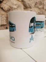 Arriva Single Deck Bus Cup Mug driver buses enthusiast gift