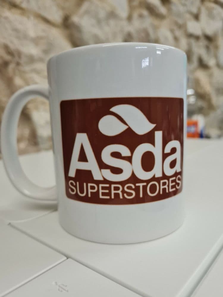 Asda mug cup retro vintage nostalgia 1970s 80s logo