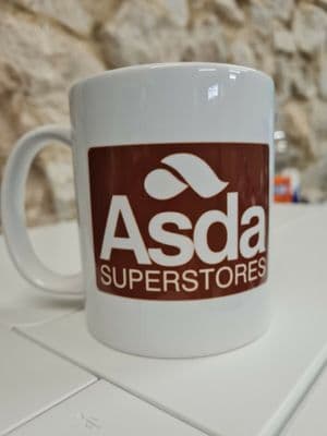Asda mug cup retro vintage nostalgia 1970s 80s logo