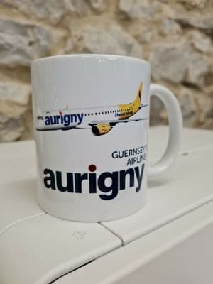 Aurigny Airlines plane Cup Mug Airline Guernsey Channel Islands Air