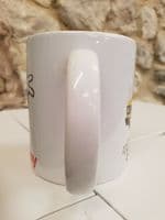 Bee Line Buzz Company Bus Cup Mug  1980s Sherpa minibus bus Manchester