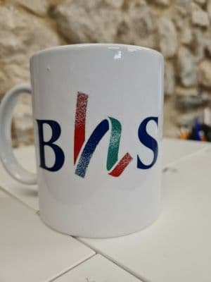BHS British Home Stores mug cup retro vintage nostalgia 1980s logo high street