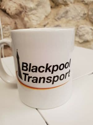 Blackpool Transport Logo Cup Mug Blackpool Buses and Trams