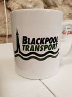 Blackpool Transport old 90s bus Logo Cup Mug Blackpool Buses and Trams