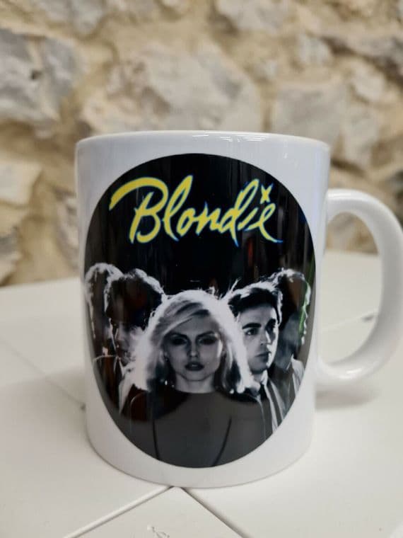Blondie Cup Mug Debbie Harry Ideal gift for a fan Heart of Glass Call Me Rapture