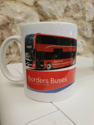 Borders Buses Bus Transport Cup Mug Enviro 400 new livery Perfect gift Scottish
