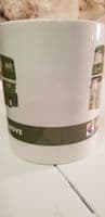 Brighton and Hove Bus Motor Services Cup Mug Daimler in full livery NBC group
