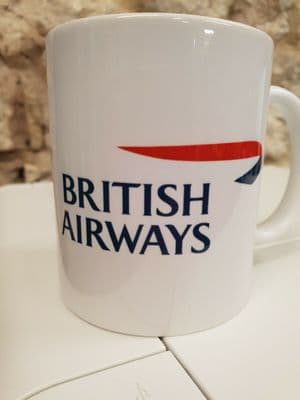 British Airways Logo Cup Mug perfect gift Aviation plane spotter enthusiast