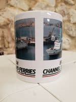 British Channel Island Ferries Corbierres mug cup ferry Jersey