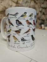 British Garden Birds mug cup birdwatcher beginner ideal gift twitcher