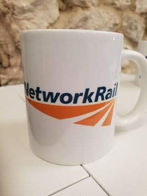 British Network Rail Railway Cup Mug BR transport