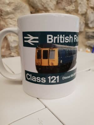 British Rail Class 121 DMU Cup Mug BR 1970s