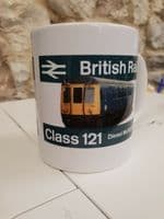 British Rail Class 121 DMU Cup Mug BR 1970s