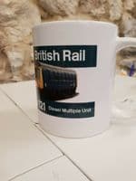 British Rail Class 121 DMU Cup Mug BR 1970s
