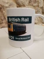 British Rail Class 121 DMU Cup Mug BR 1970s