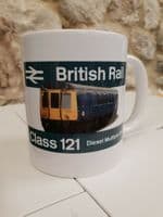 British Rail Class 121 DMU Cup Mug BR 1970s