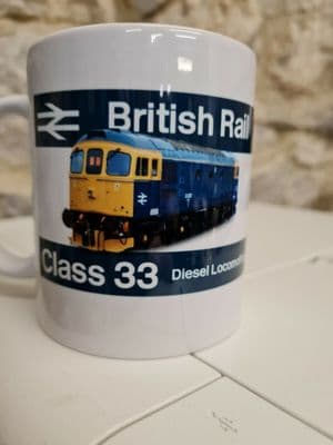 British Rail Class 33 Locomotive Cup Mug BR 1960s