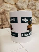British Rail Class 58 engine Locomotive railway Cup Mug trains BR livery 1980s